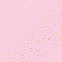 Аркуш одностороннього паперу з фольгуванням Golden Drops Pink, 30,5 см х 30,5 см