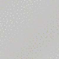 Лист односторонней бумаги с фольгированием Golden Drops Gray, 30,5 см х 30,5 см