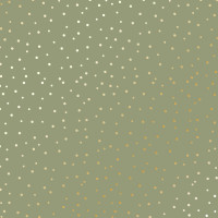 Лист односторонней бумаги с фольгированием Golden Drops Olive, 30,5 см х 30,5 см