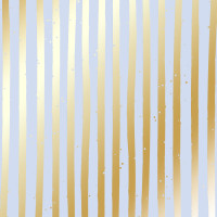Лист одностороннього паперу з фольгуванням Golden Stripes Purple, 30,5 см х 30,5 см