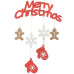 Заготівля для декорування Merry Christmas №178