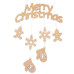 Заготівля для декорування Merry Christmas №178