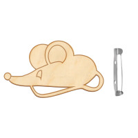 Заготівля для брошки №088 Мишка 6