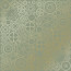 Лист односторонней бумаги с фольгированием Golden Gears Olive, 30,5 см х 30,5 см