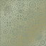 Аркуш одностороннього паперу з фольгуванням Golden Gears Olive, 30,5 см х 30,5 см