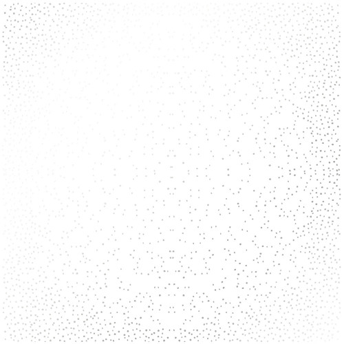 Лист односторонней бумаги с серебряным тиснением Silver Mini Drops White, 30,5 см х 30,5 см