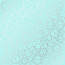 Лист односторонней бумаги с серебряным тиснением Silver Clocks Turquoise, 30,5 см х 30,5 см