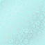 Аркуш одностороннього паперу зі срібним тисненням Silver Clocks Turquoise, 30,5 см х 30,5 см