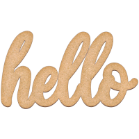 Артборд букви Hello 31х17,5 см