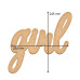 Артборд буквы Girl 25,5х24,5 см