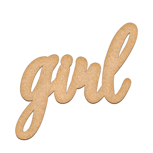 Артборд буквы Girl 25,5х24,5 см
