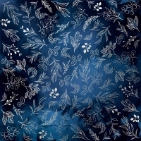 Аркуш одностороннього паперу зі срібним тисненням Silver Branches Night garden, 30,5 см х 30,5 см Аркуш одностороннього паперу зі срібним тисненням Silver Branches Night garden, 30,5 см х 30,5 см