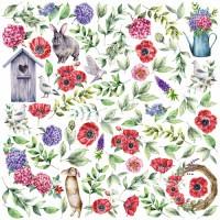 Лист з картинками для вирізання Summer mood 30,5 х30, 5 см