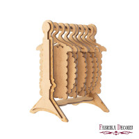 Заготовка для фотоальбома гардероба для инстафото Волнистый край