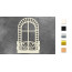 3D-чіпборд Арочне вікно 10х15 см №573 Золото