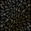 Лист односторонней бумаги с фольгированием Golden Branches Black, 30,5 см х 30,5 см