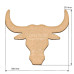 Артборд Голова быка 30х26 см