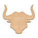 Артборд Голова бика 25х23 см