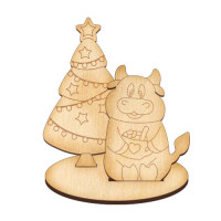 Заготовка для декорування 340 Бичок під ялинкою