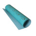 Отрез кожзама с тиснением золотой фольгой Golden Stars Turquoise, 50х25 см