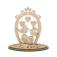 Заготовка для декорування 382 Закохані пташки 1