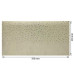 Отрез кожзама с тиснением золотой фольгой Golden Drops Beige, 50х25 см