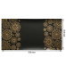Відріз шкірзаму з тисненням золотою фольгою Golden Napkins Black, 50х25 см