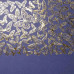 Отрез кожзама с тиснением золотой фольгой Golden Butterflies Lavender, 50х25 см