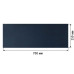Отрез кожзама Темно-синий (Dark Blue) 70х25 см
