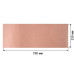 Відріз шкірозамінника Рожевий (Pink) 70х25 см