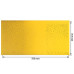 Отрез кожзама с тиснением золотой фольгой Golden Mini Drops Yellow, 50х25 см