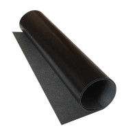 Відріз шкірозамінника Глянсовий чорний (Glossy black) 50х15 см