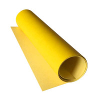 Відріз шкірозамінника Жовтий (Yellow) 50х15 см