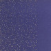 Отрез кожзама с тиснением золотой фольгой Golden Mini Drops Lavender, 50х25 см