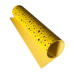 Отрез кожзама с тиснением золотой фольгой Golden Stars Yellow, 50х25 см