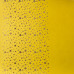 Отрез кожзама с тиснением золотой фольгой Golden Stars Yellow, 50х25 см