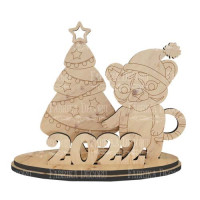 Заготовка для декорирования 421 Тигренок под елочкой