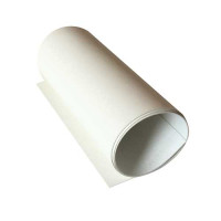 Отрез кожзама Глянцевый белый (Glossy white) 50х13 см