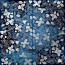 Лист односторонней бумаги с серебряным тиснением Silver Winterberries Dark blue, 30,5 см х 30,5 см