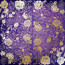 Лист односторонней бумаги с фольгированием Golden Peony Passion Violet aquarelle, 30,5 см х 30,5 см
