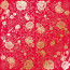 Аркуш одностороннього паперу з фольгуванням, Golden Peony Passion Poppy red, 30,5 см х 30,5 см