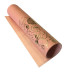 Отрез кожзама с тиснением золотой фольгой Golden Peony Passion, color Peach, 50х25 см