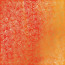 Аркуш одностороннього паперу з фольгуванням, Golden Rose leaves, Yellow-orange aquarelle, 30,5 см х 30,5 см