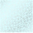 Лист односторонней бумаги с серебряным тиснением Silver Rose leaves, Mint, 30,5 см х 30,5 см