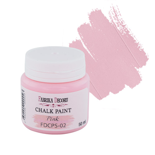 Меловая краска Chalk Paint Розовая 50мл