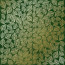 Аркуш одностороннього паперу з фольгуванням, Golden Leaves mini Green aquarelle, 30,5 см х 30,5 см