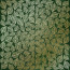 Лист односторонней бумаги с фольгированием Golden Leaves mini, Dark green aquarelle, 30,5 см х 30,5 см