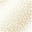Аркуш одностороннього паперу з фольгуванням, Golden Leaves mini, White, 30,5 см х 30,5 см