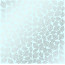Лист односторонней бумаги с серебряным тиснением Silver Leaves mini, Mint, 30,5 см х 30,5 см
