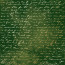 Лист одностороннього паперу із фольгуванням Golden Text Green aquarelle, 30,5 см х 30,5 см